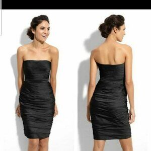 Monique Lhuillier Ruched Cocktail Dress Size 4